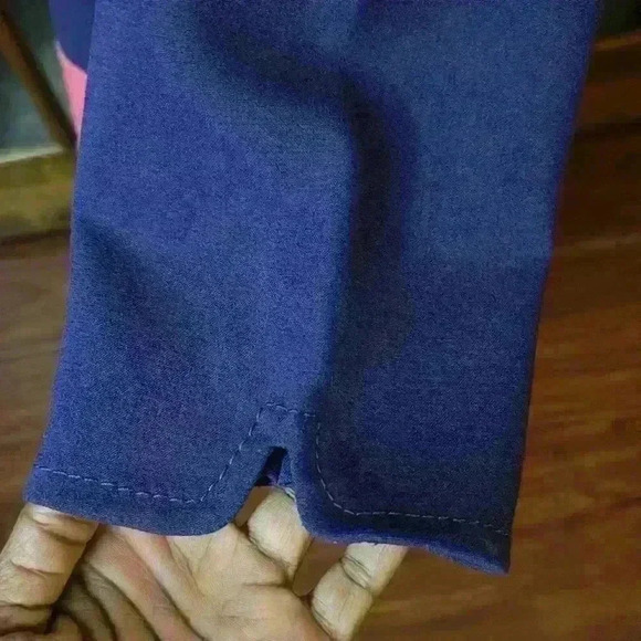 LOFT Color Block 3/4
Sleeve Shift Dress Pink/Purple Colorway size 14 - Picture 5 of 12